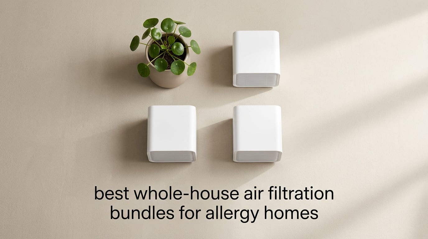 best whole-house air filtration bundles for allergy homes
