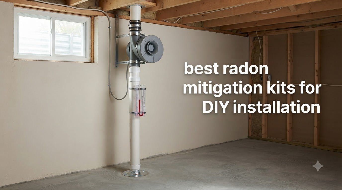 best radon mitigation kits for DIY installation