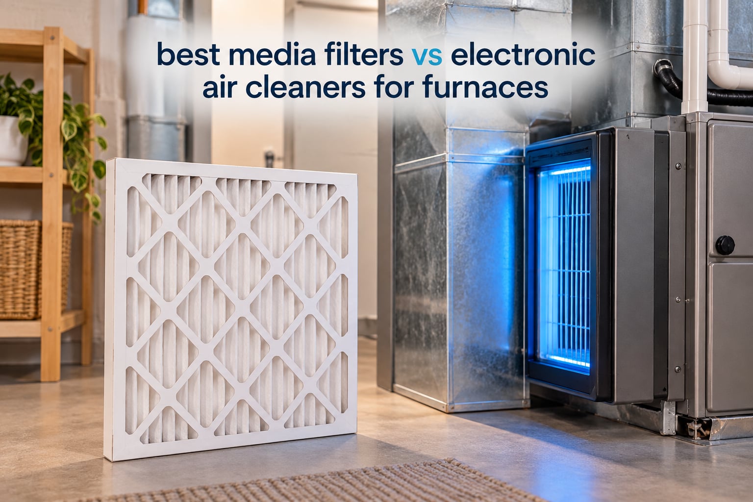best media filters vs electronic air cleaners for furnaces
