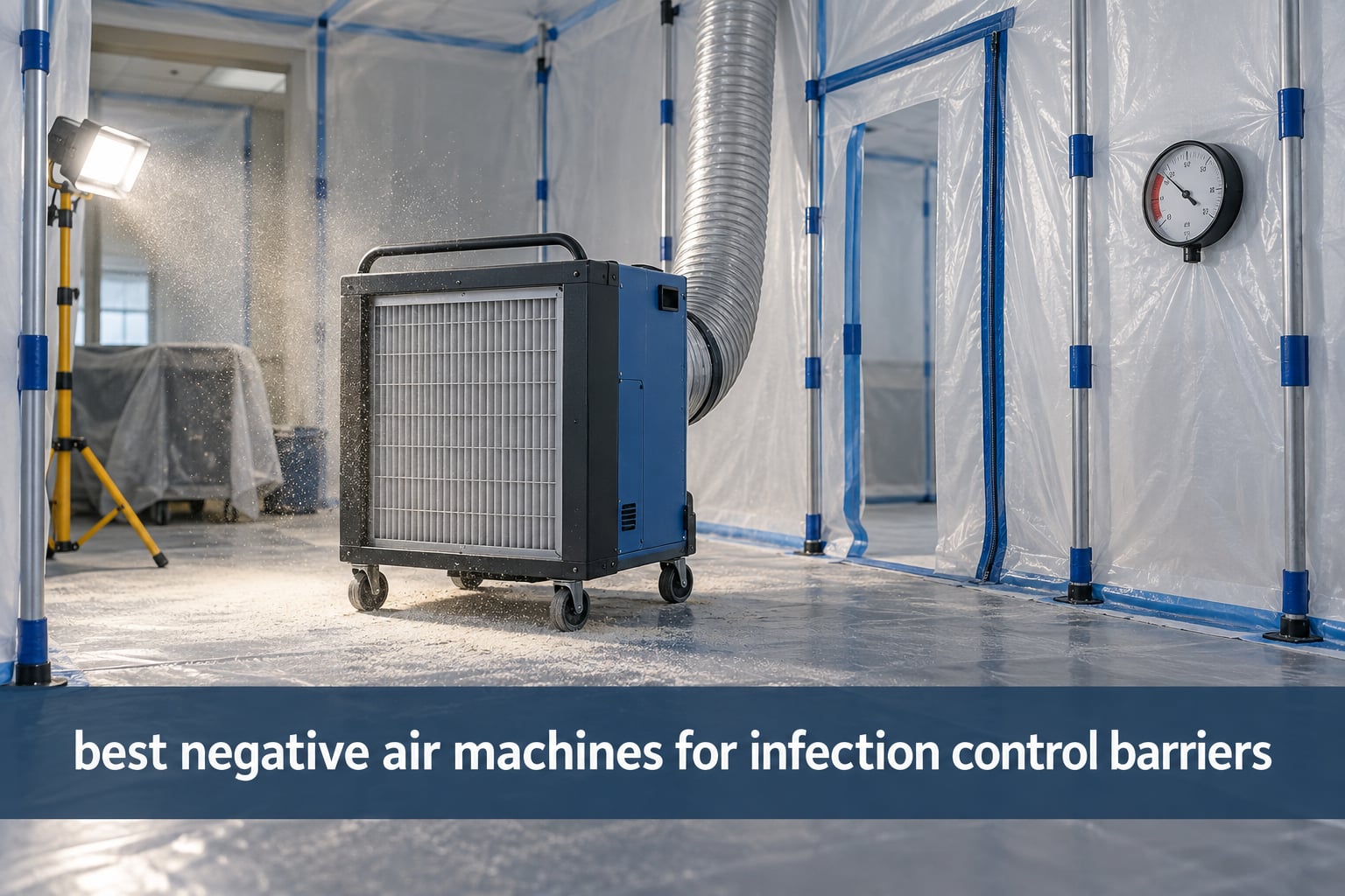 best negative air machines for infection control barriers