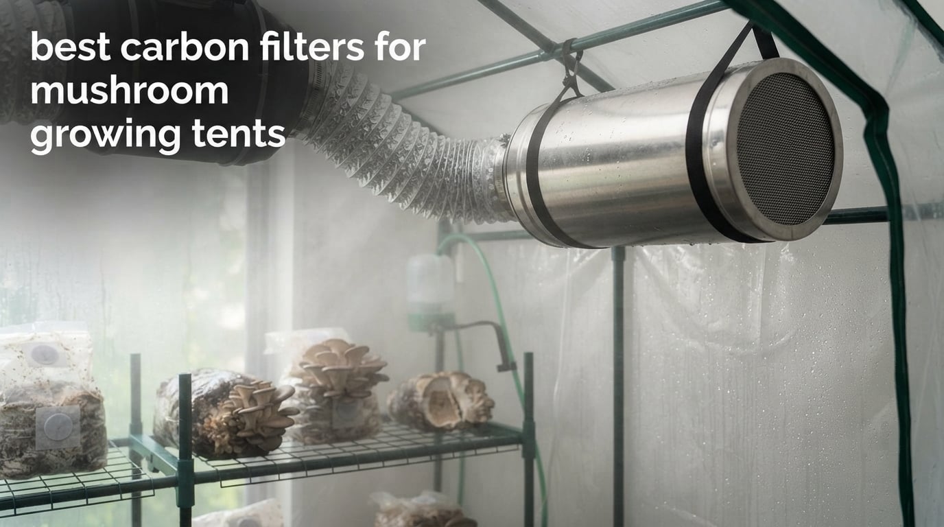 best carbon filters for mushroom growing tents