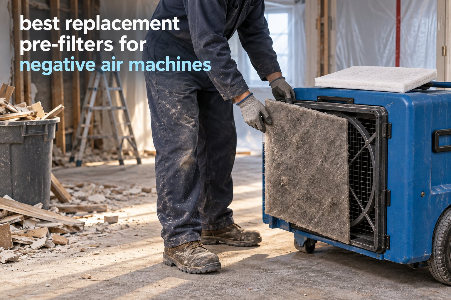 best replacement pre-filters for negative air machines
