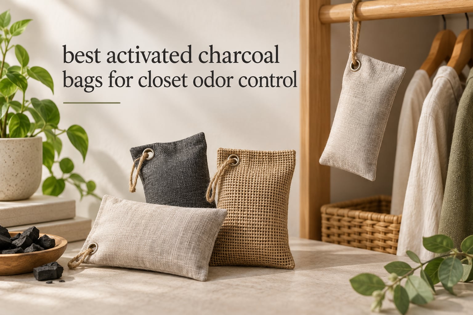 best activated charcoal bags for closet odor control
