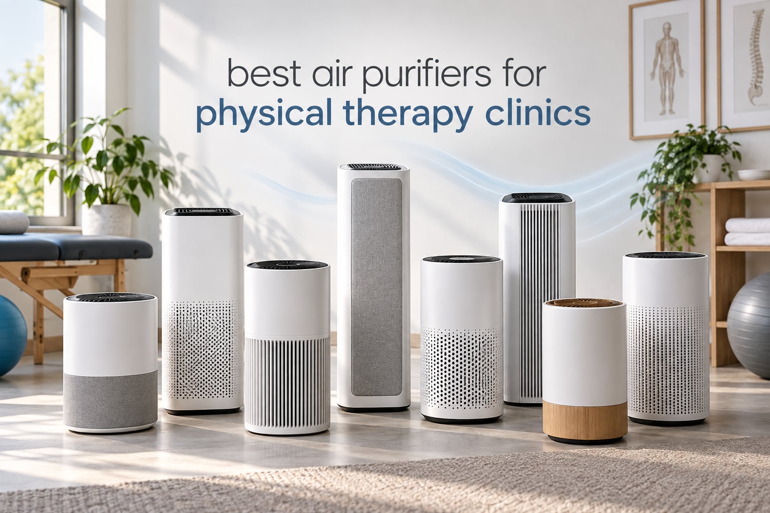 best air purifiers for physical therapy clinics
