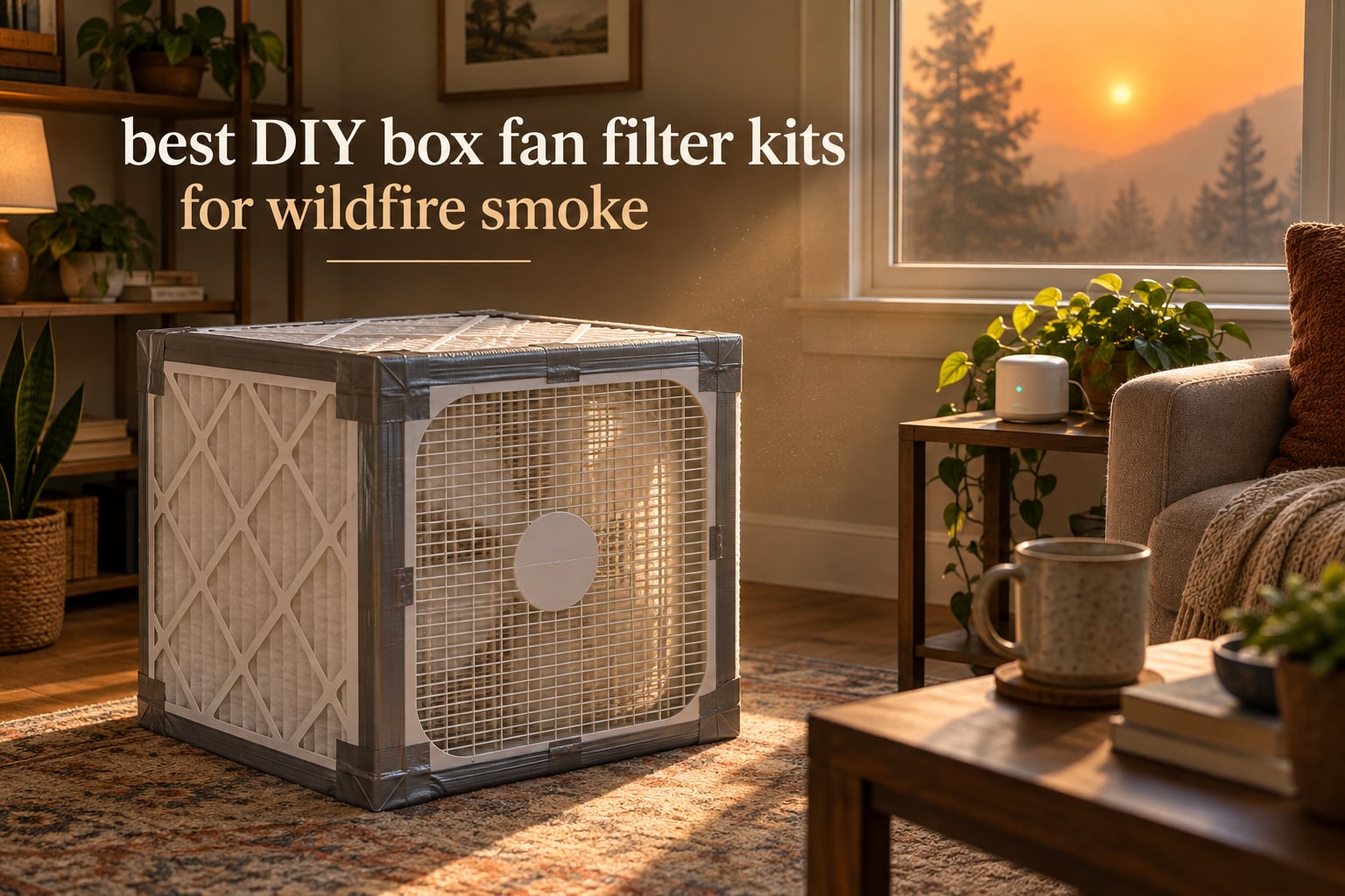 best DIY box fan filter kits for wildfire smoke