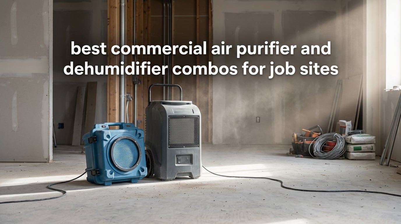 best commercial air purifier and dehumidifier combos for job sites