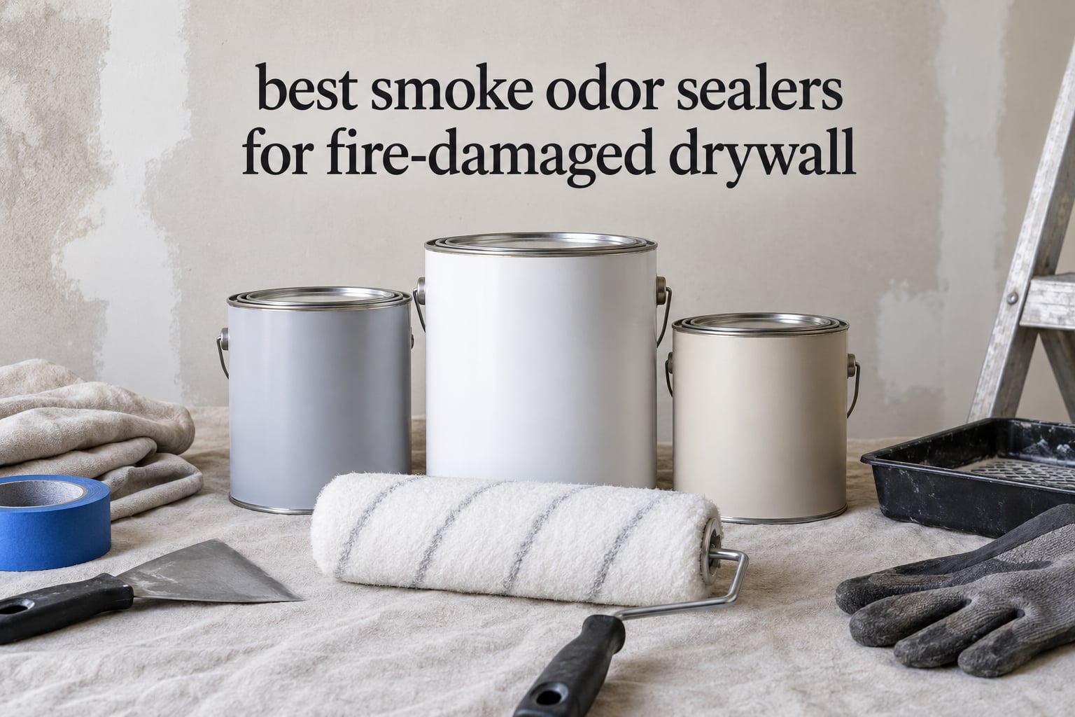 best smoke odor sealers for fire-damaged drywall