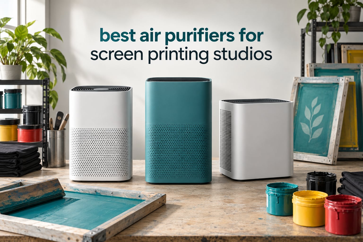 best air purifiers for screen printing studios