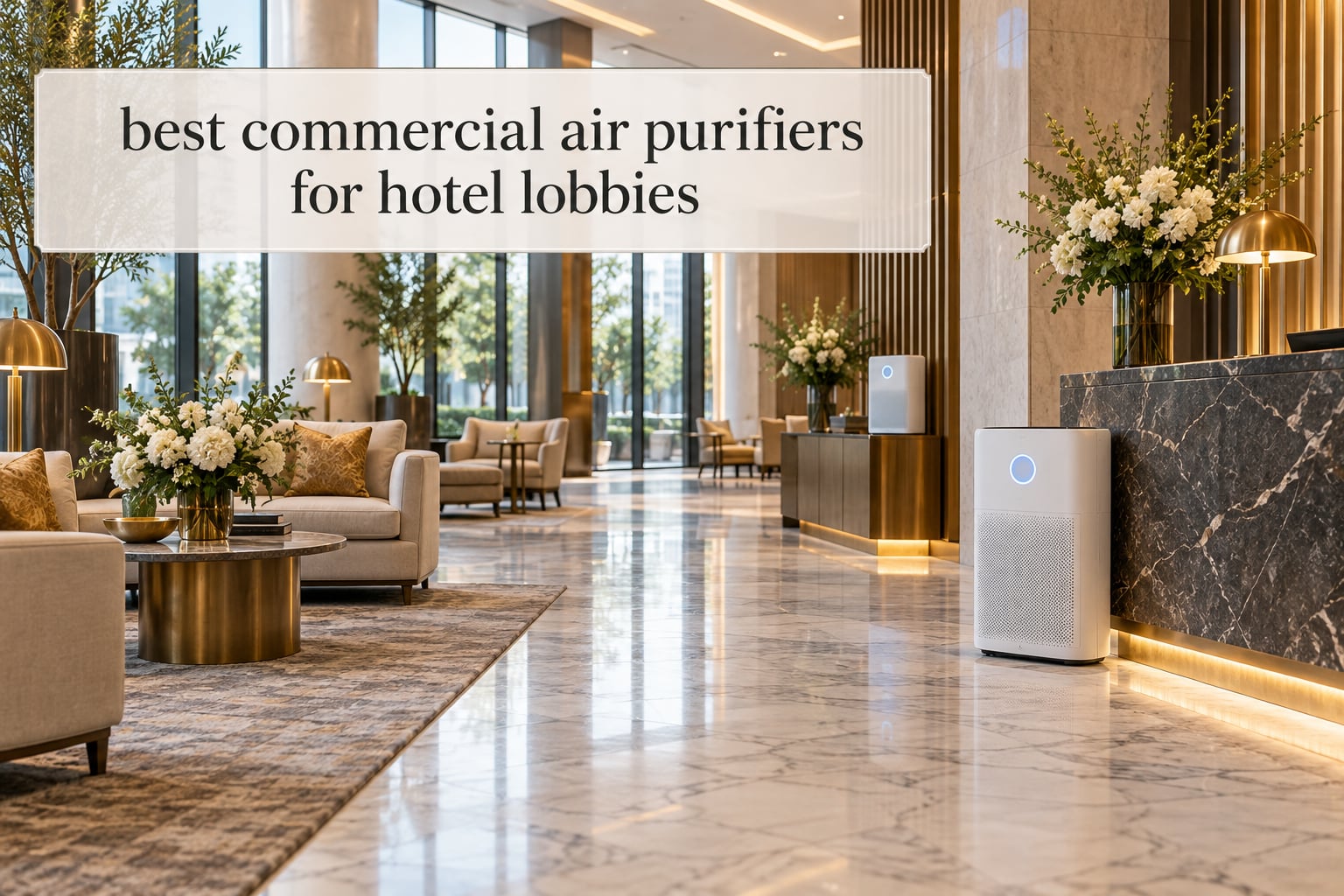 best commercial air purifiers for hotel lobbies