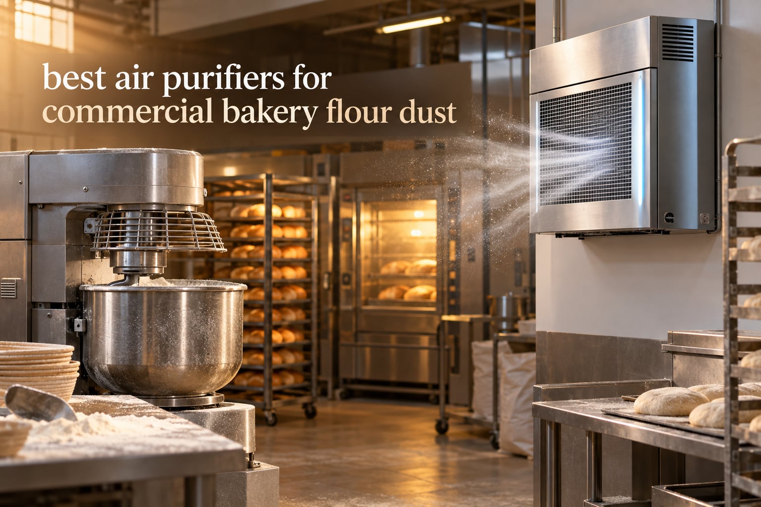 best air purifiers for commercial bakery flour dust