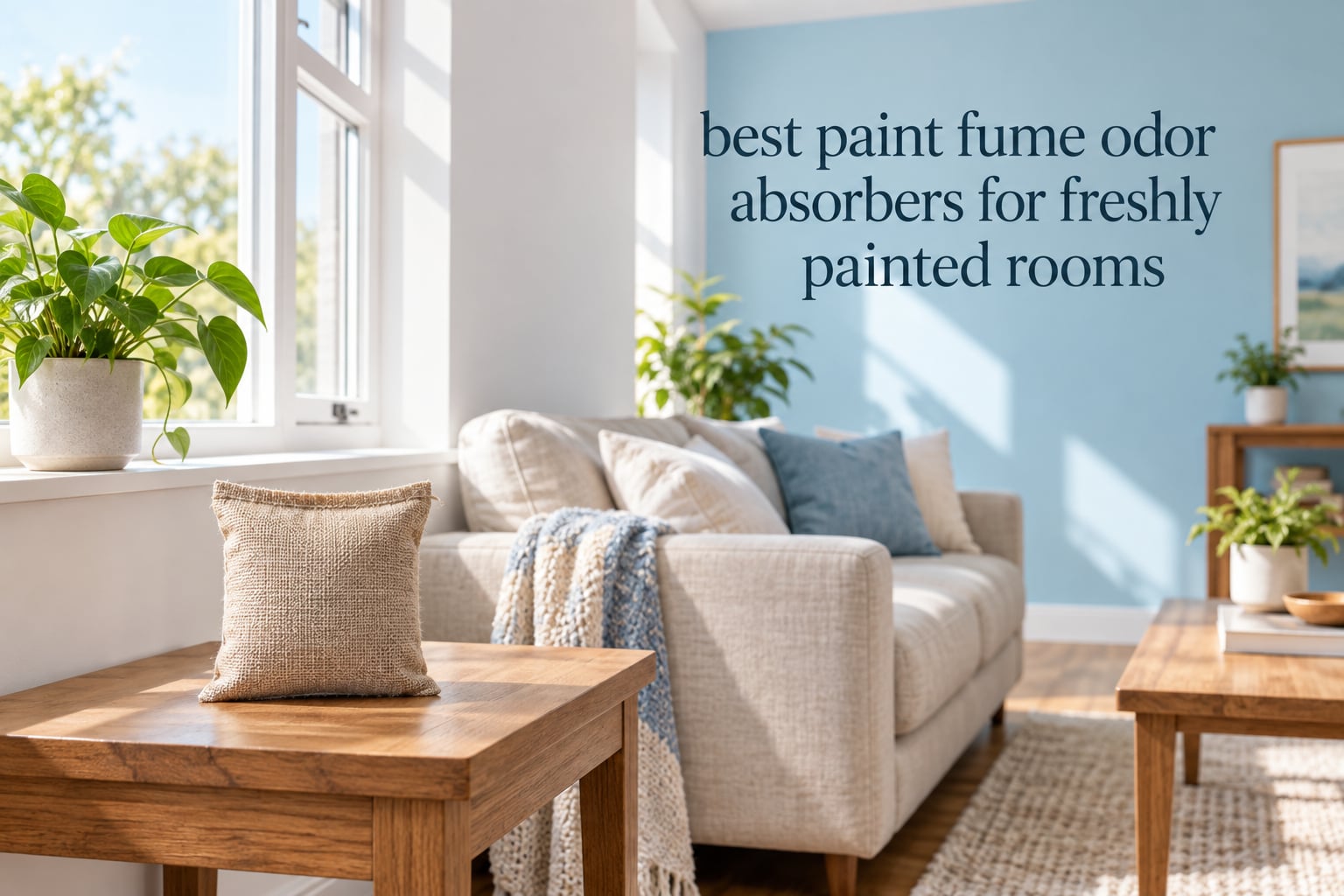 best paint fume odor absorbers for freshly painted rooms