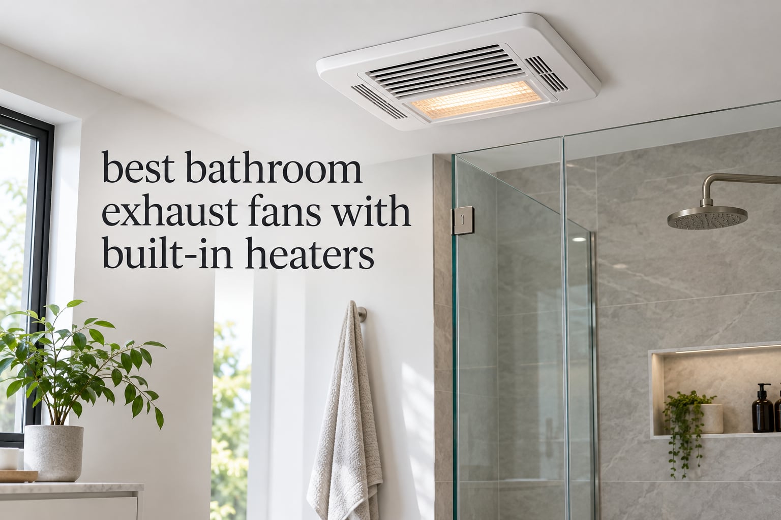 best bathroom exhaust fans with built-in heaters