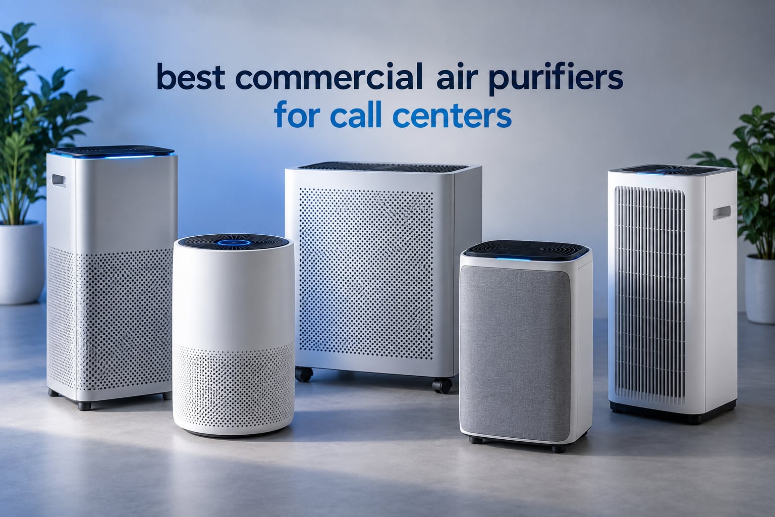 best commercial air purifiers for call centers