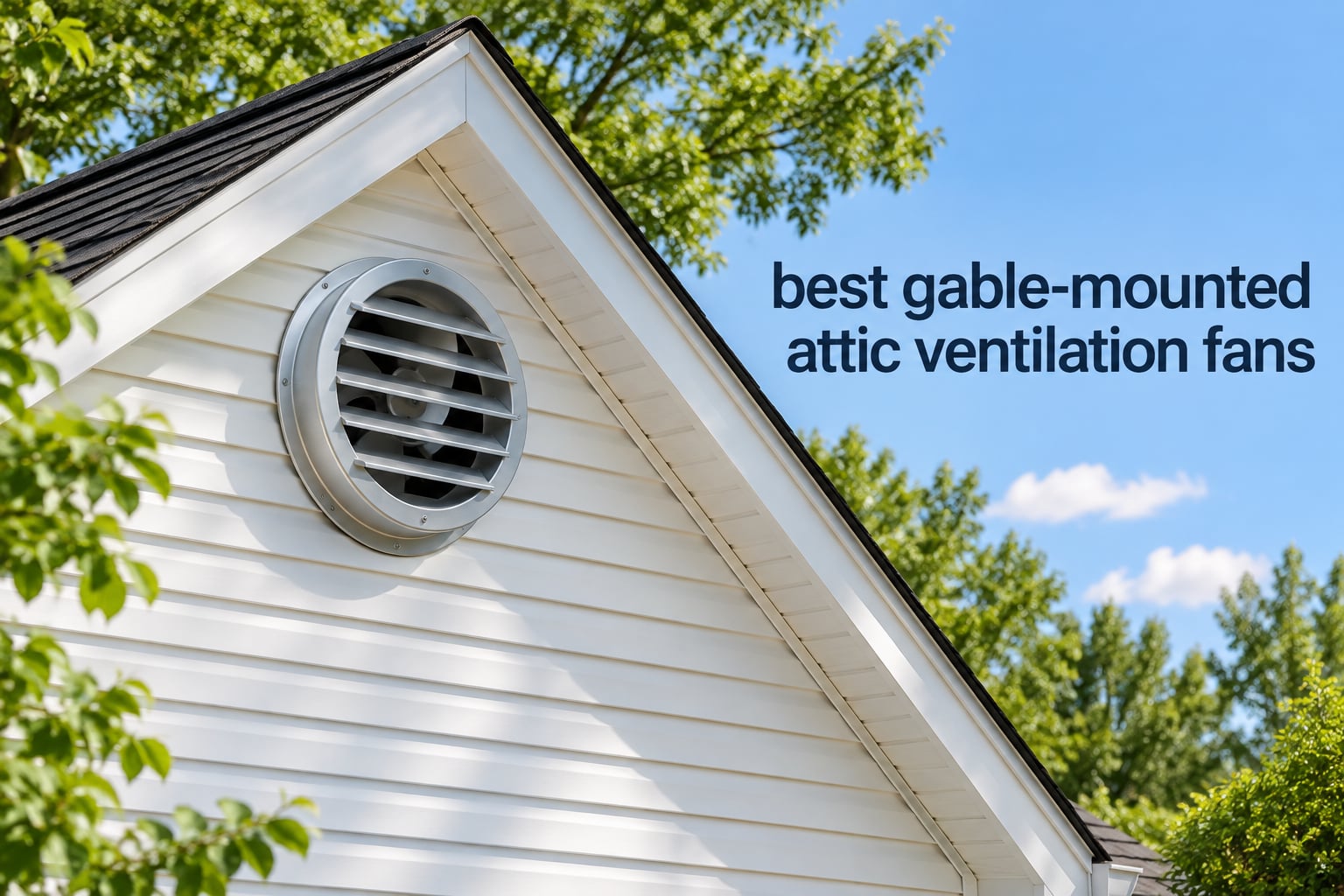 best gable-mounted attic ventilation fans