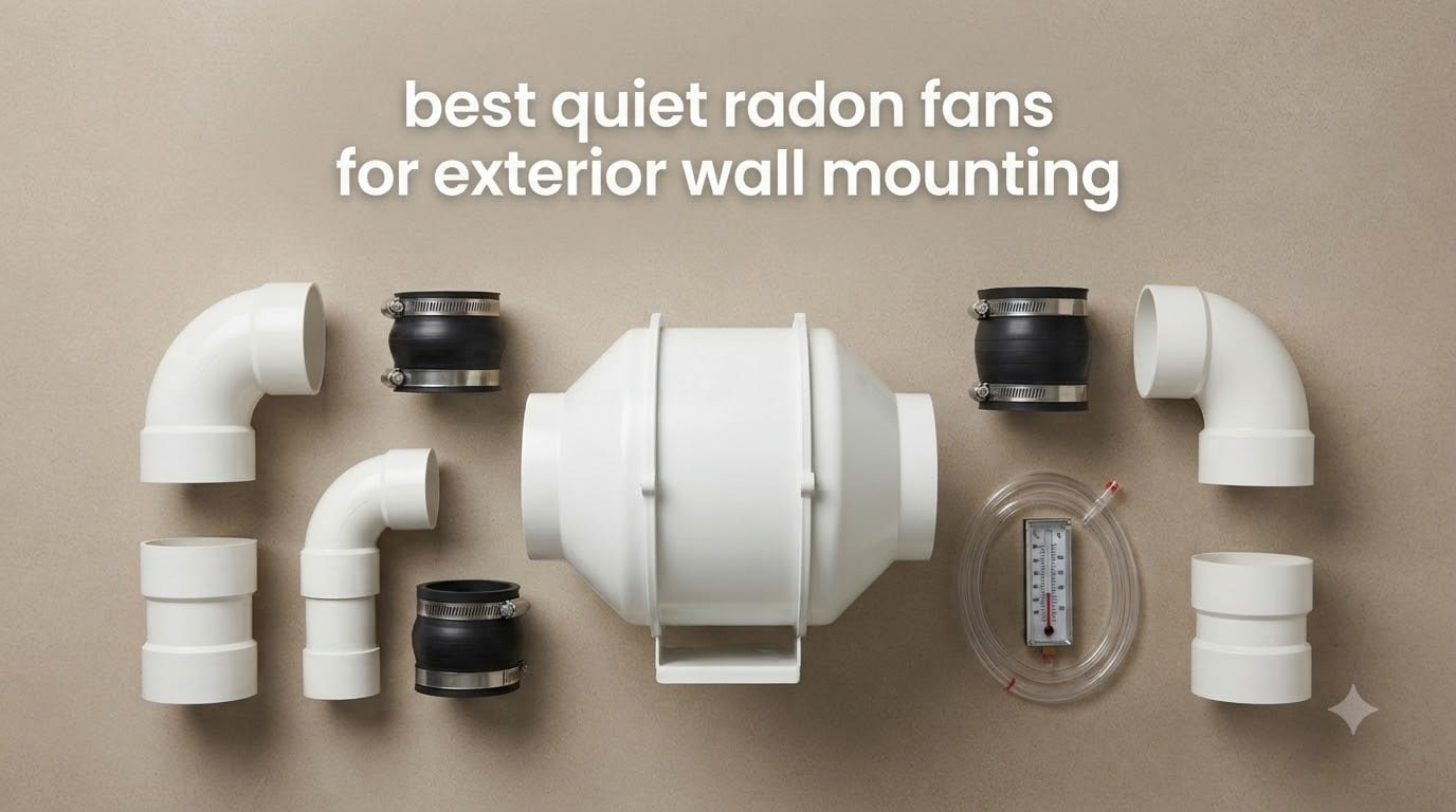 best quiet radon fans for exterior wall mounting