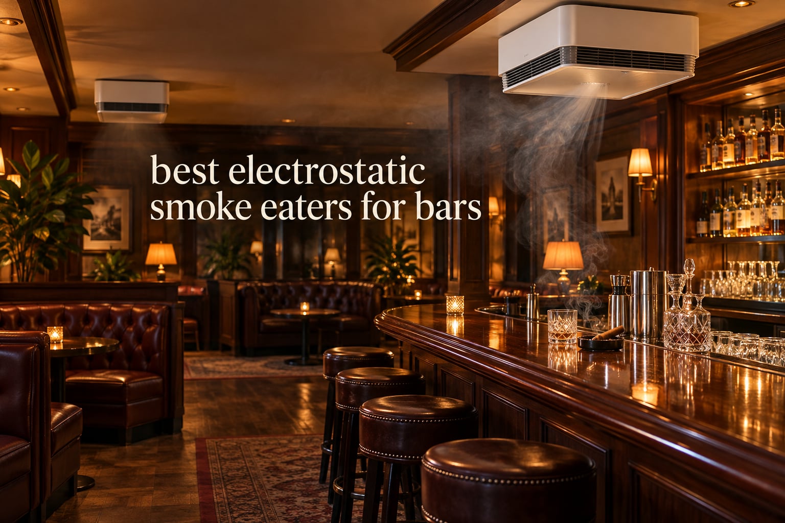 best electrostatic smoke eaters for bars