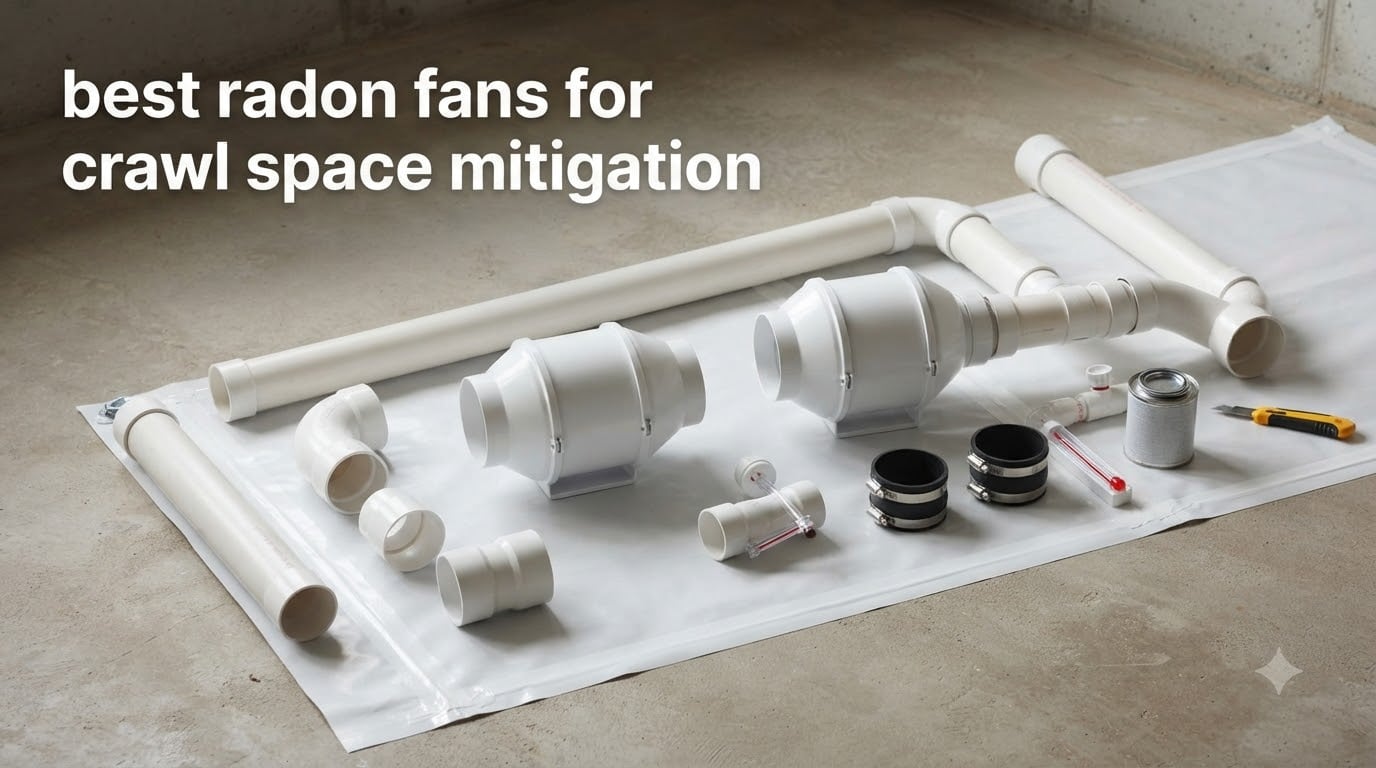 best radon fans for crawl space mitigation