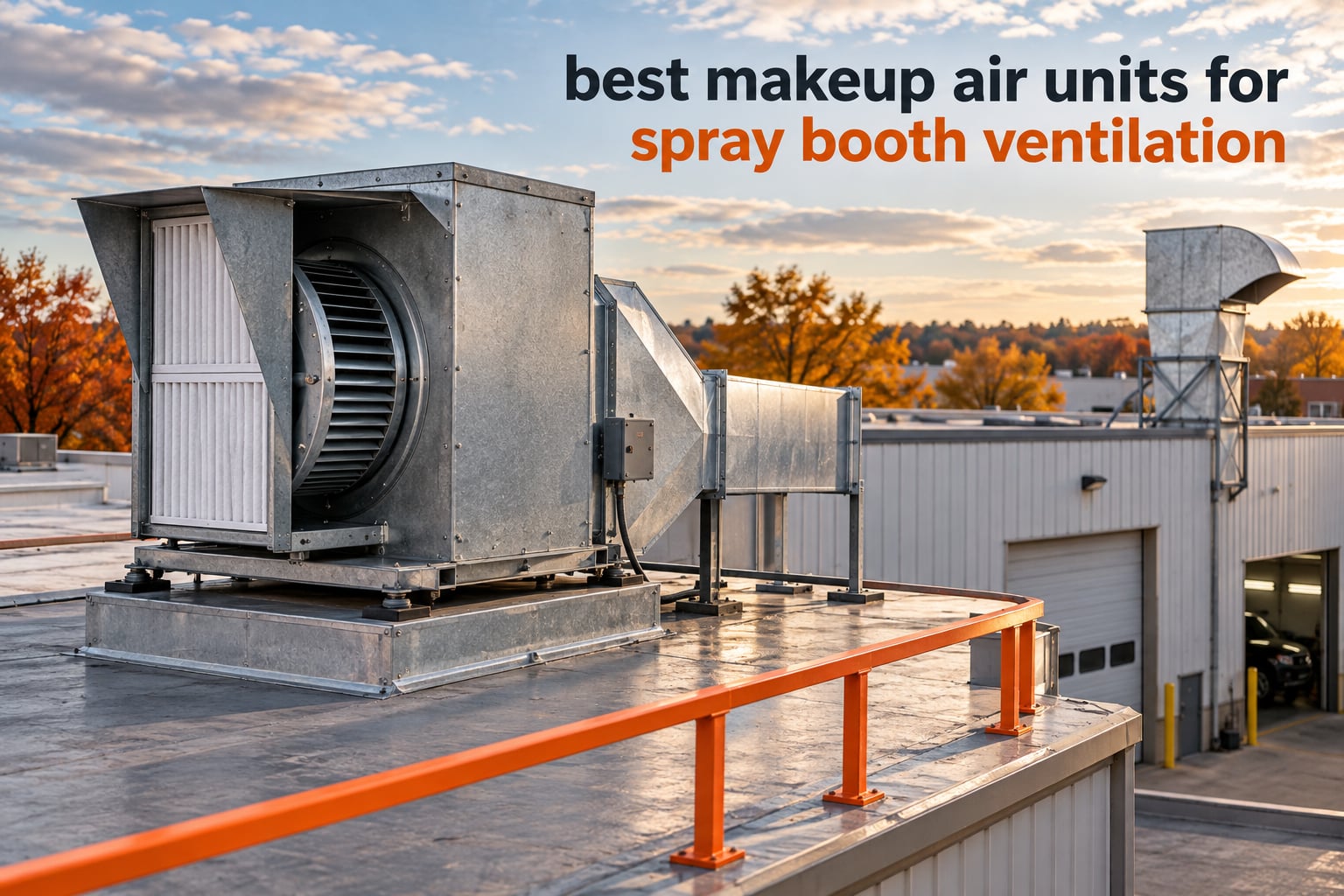 best makeup air units for spray booth ventilation