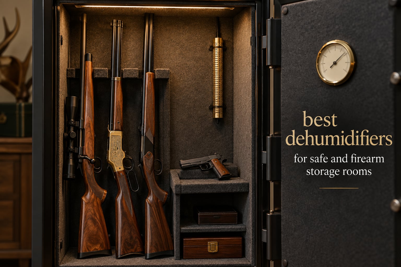 best dehumidifiers for safe and firearm storage rooms