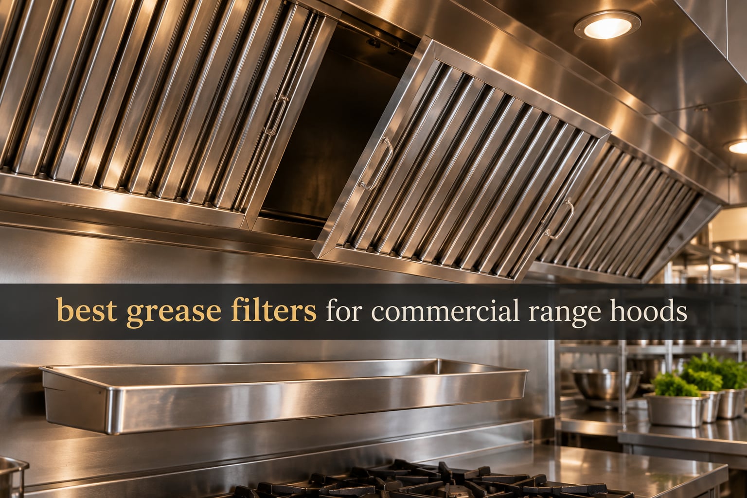 best grease filters for commercial range hoods