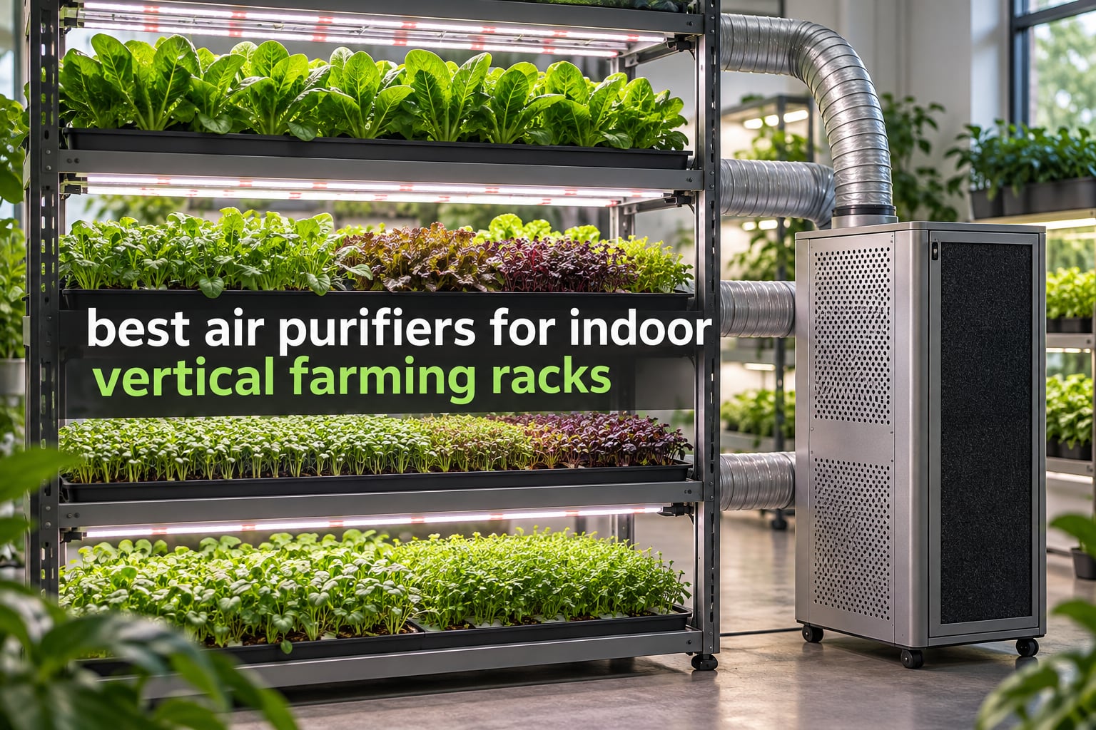 best air purifiers for indoor vertical farming racks