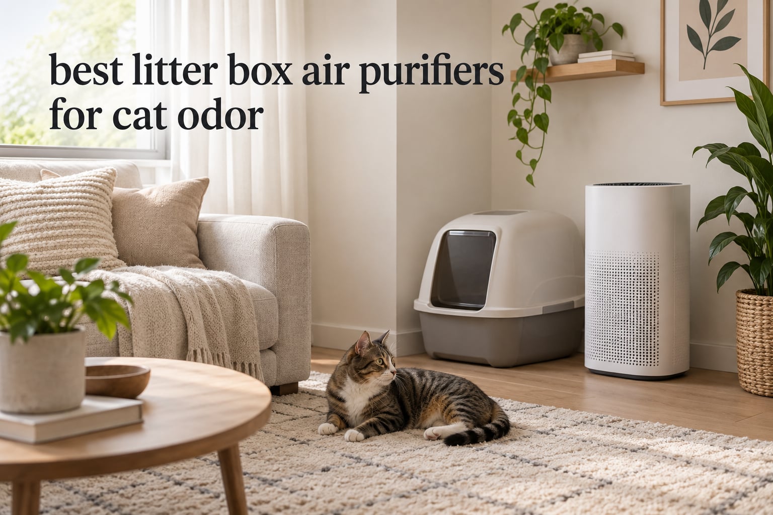 best litter box air purifiers for cat odor