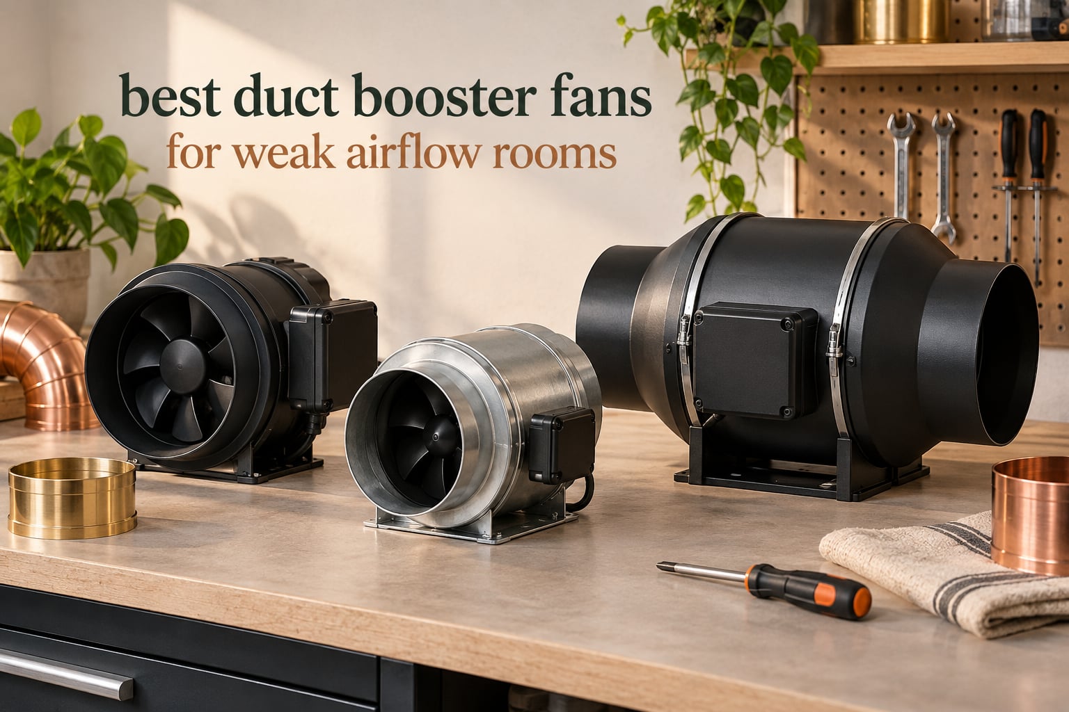 best duct booster fans for weak airflow rooms