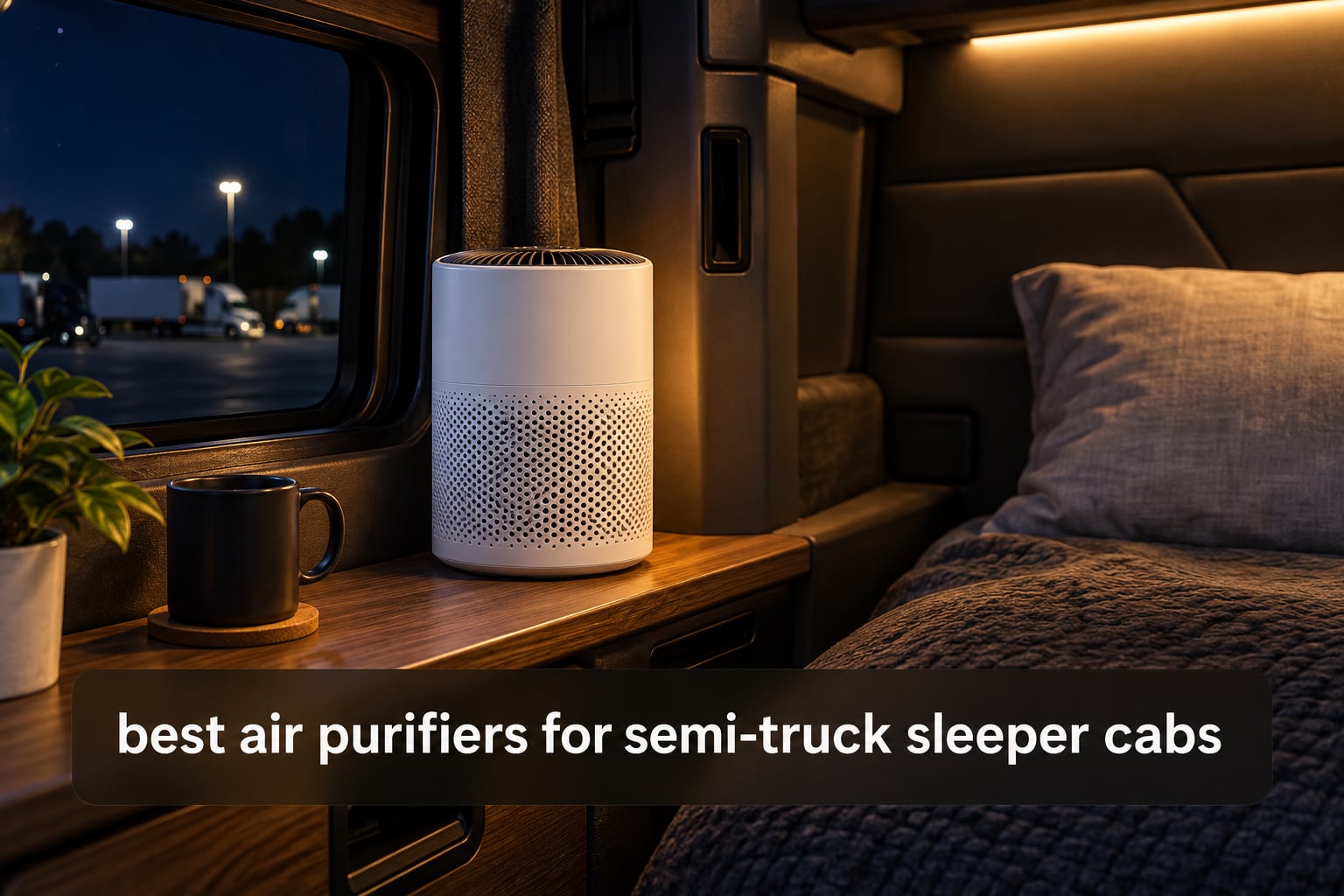 best air purifiers for semi-truck sleeper cabs