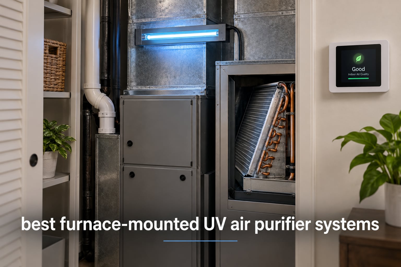best furnace-mounted UV air purifier systems