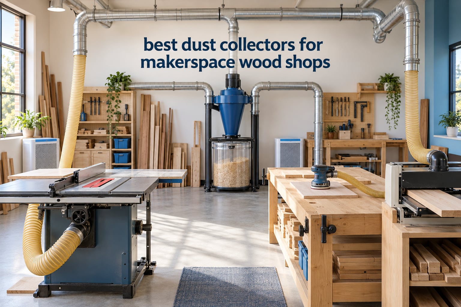 best dust collectors for makerspace wood shops