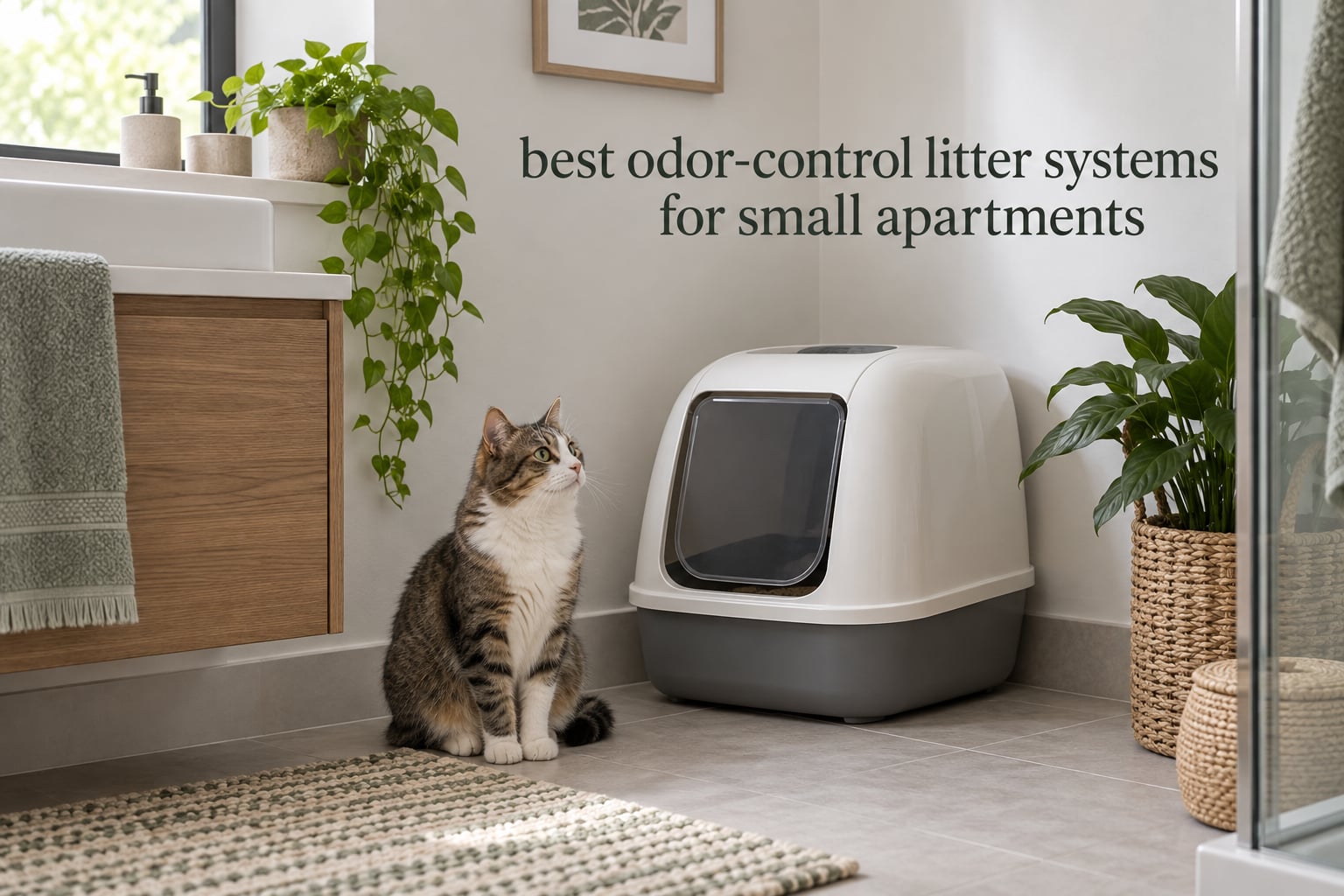 best odor-control litter systems for small apartments