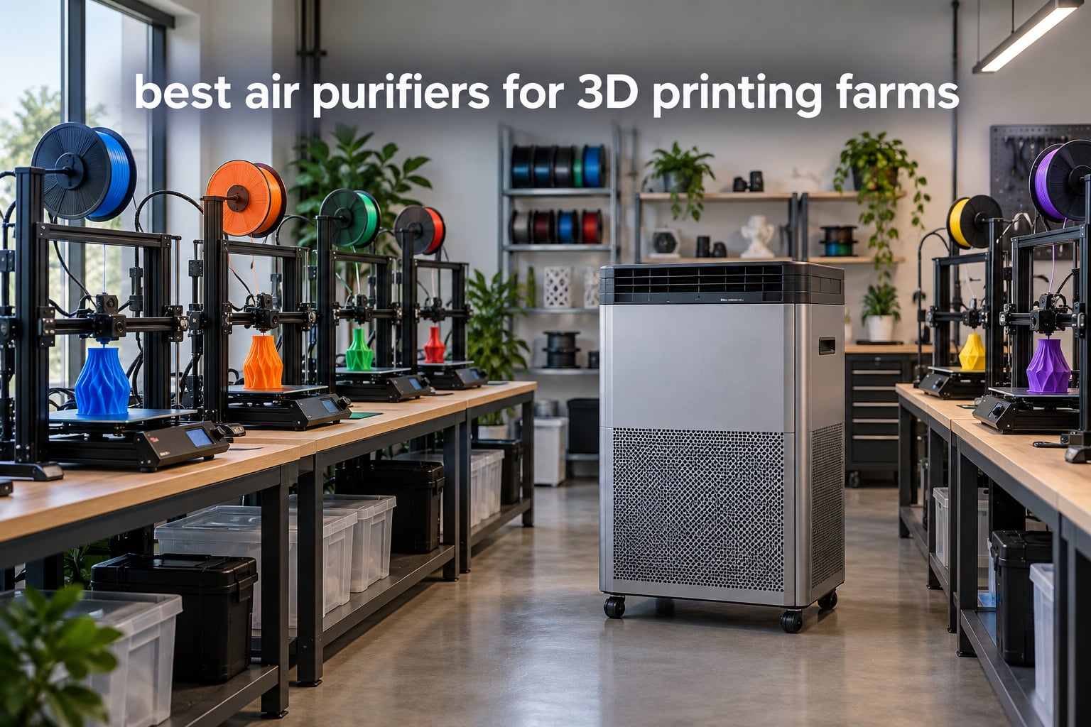 best air purifiers for 3D printing farms