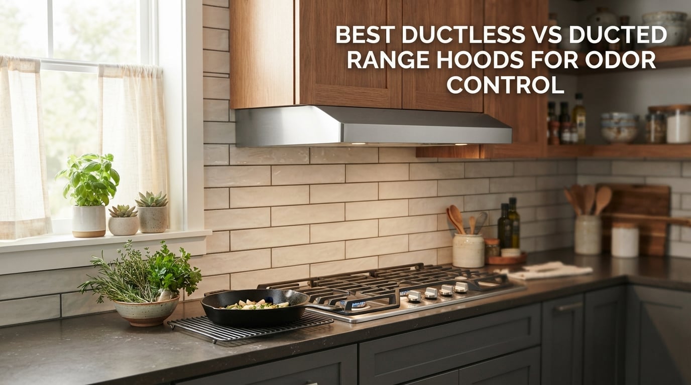 best ductless vs ducted range hoods for odor control