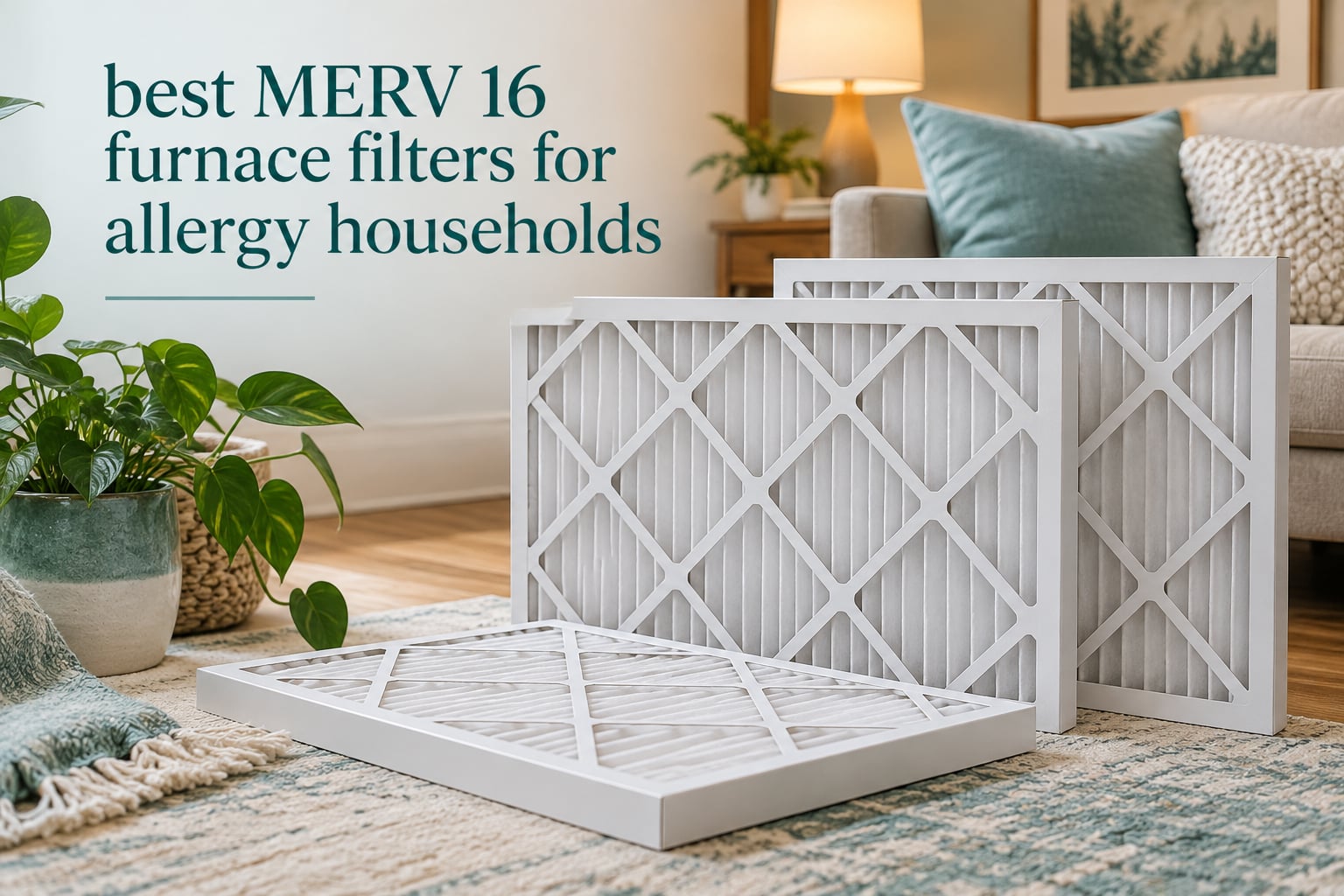 best MERV 16 furnace filters for allergy households