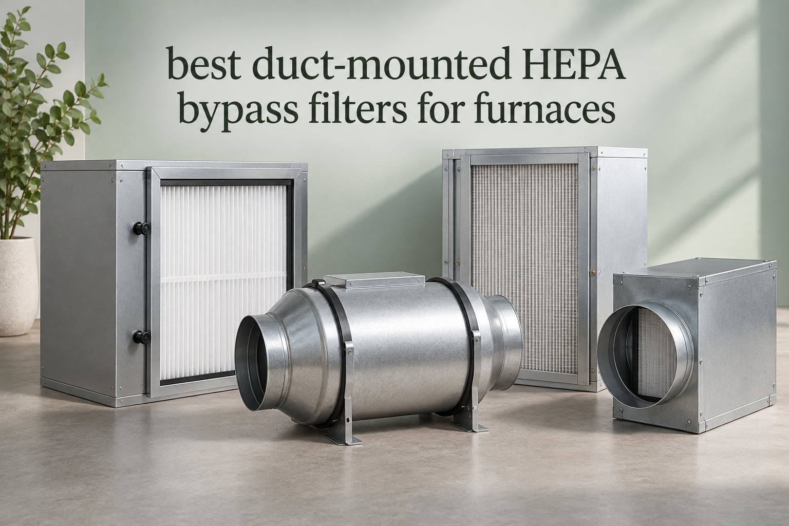 best duct-mounted HEPA bypass filters for furnaces