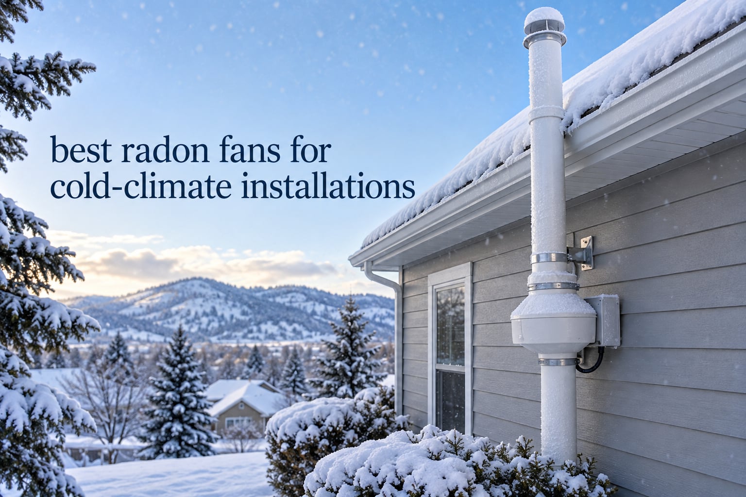 best radon fans for cold-climate installations