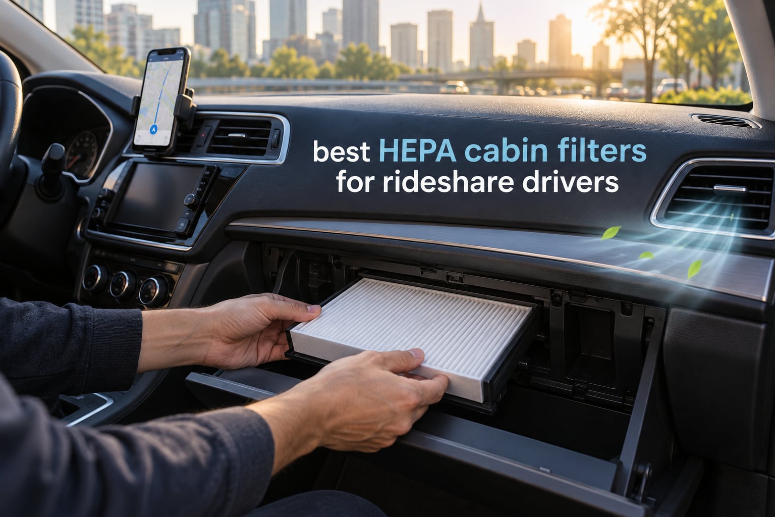 best HEPA cabin filters for rideshare drivers