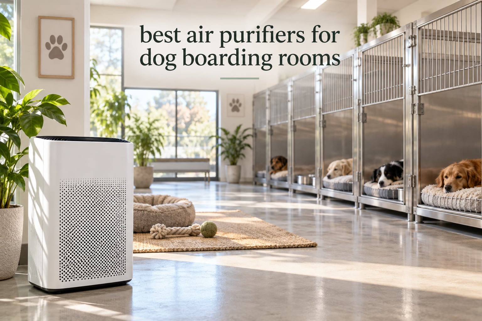 best air purifiers for dog boarding rooms