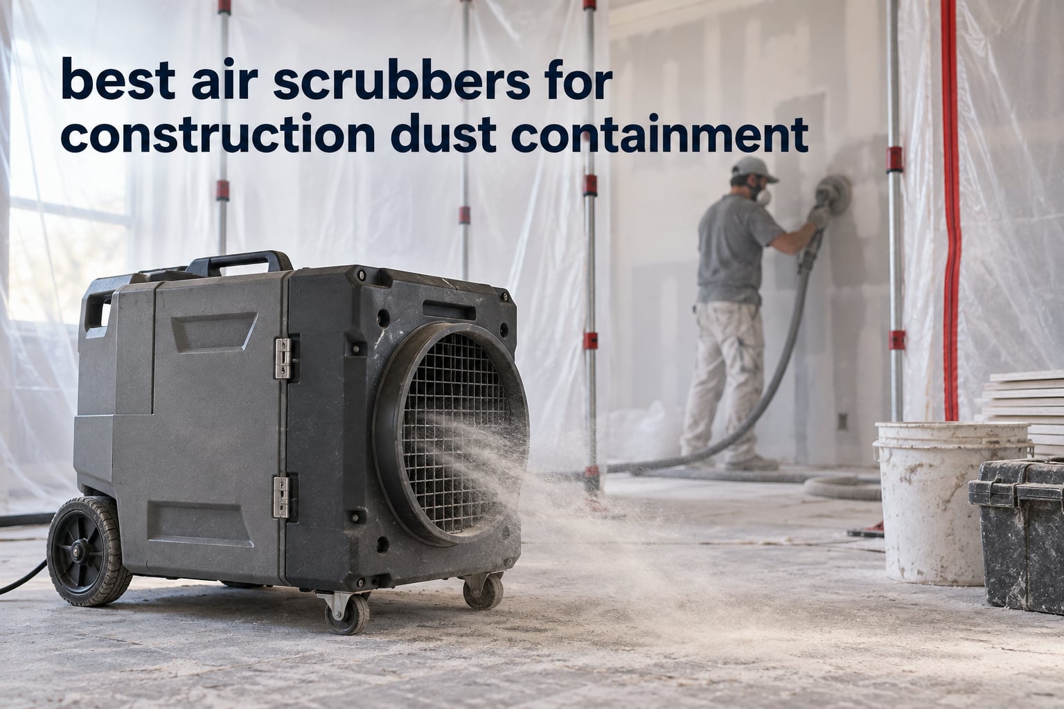 best air scrubbers for construction dust containment