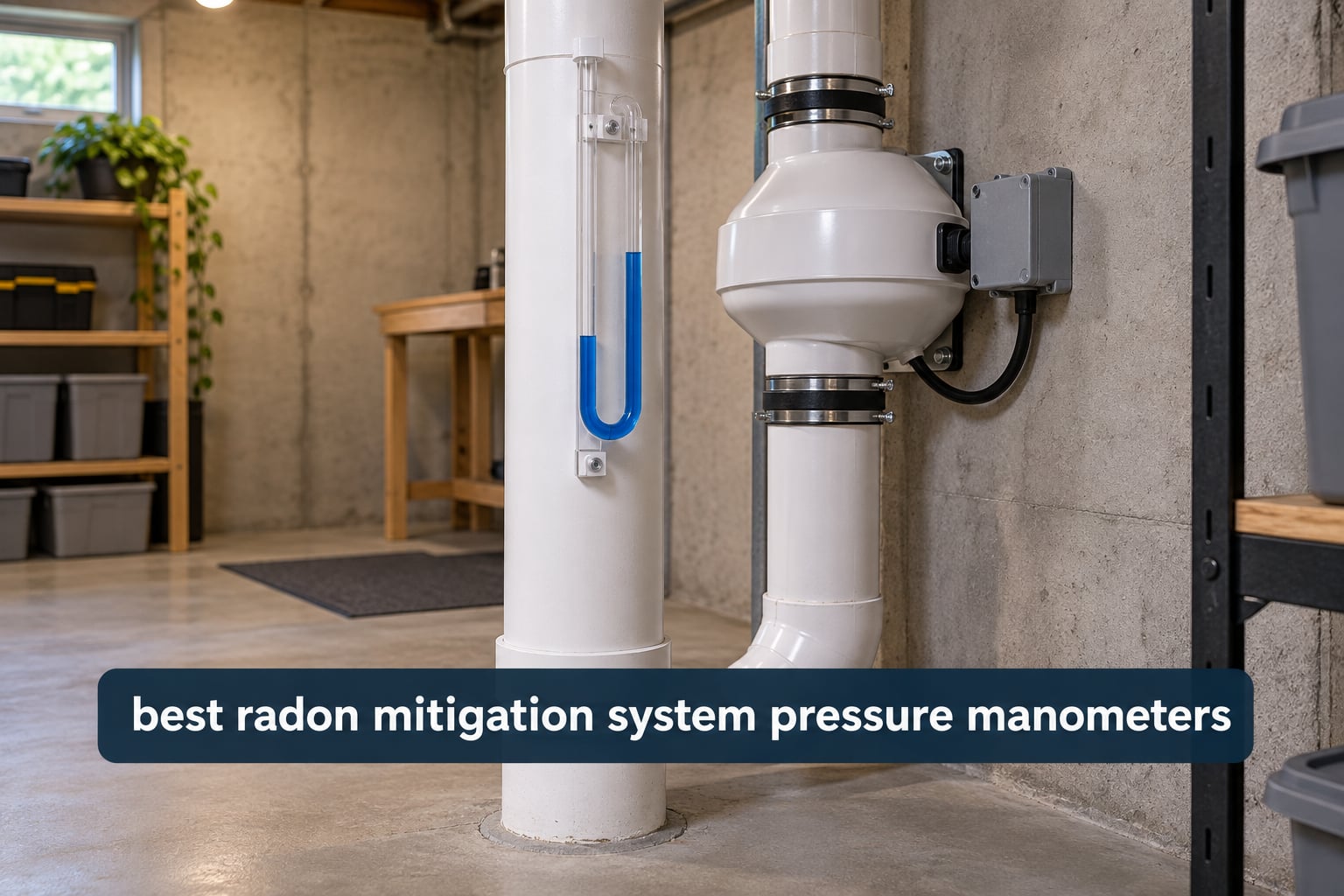 best radon mitigation system pressure manometers