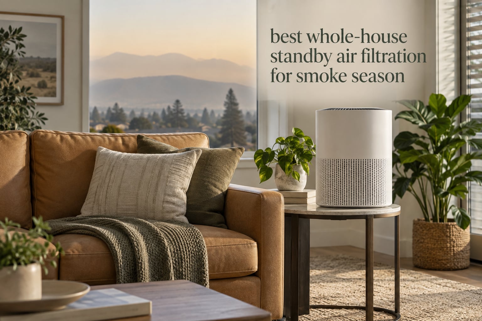 best whole-house standby air filtration for smoke season