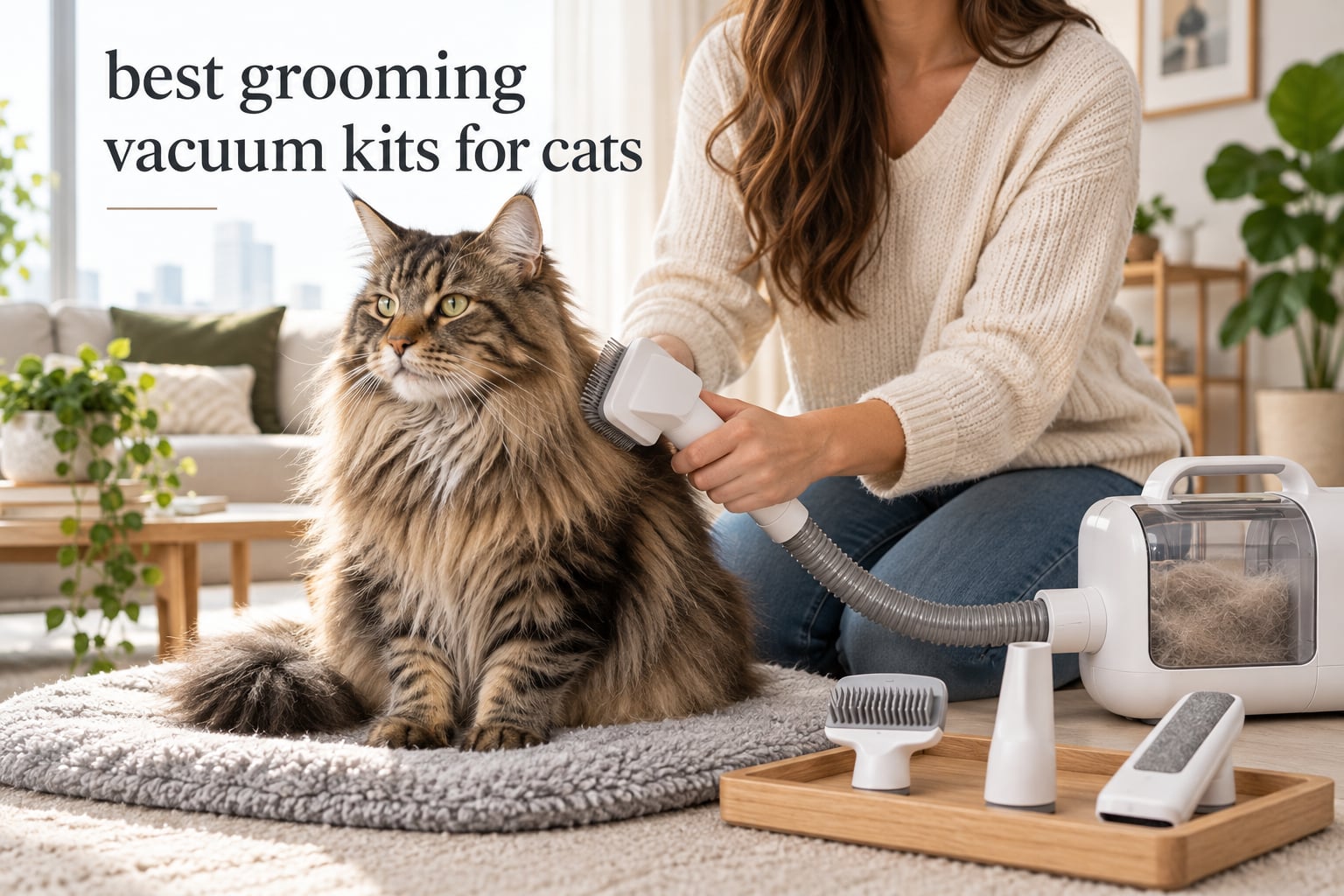 best grooming vacuum kits for cats