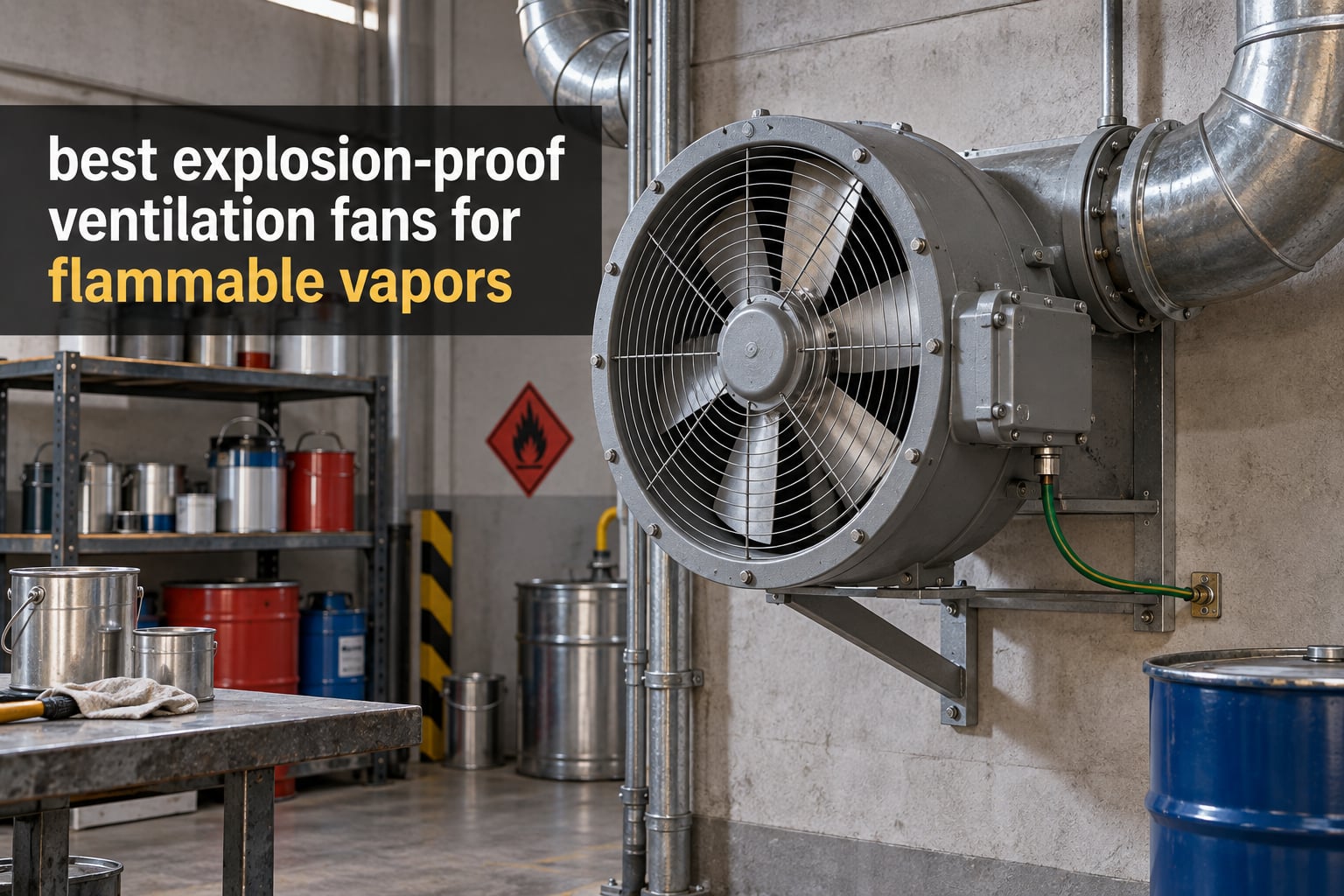 best explosion-proof ventilation fans for flammable vapors