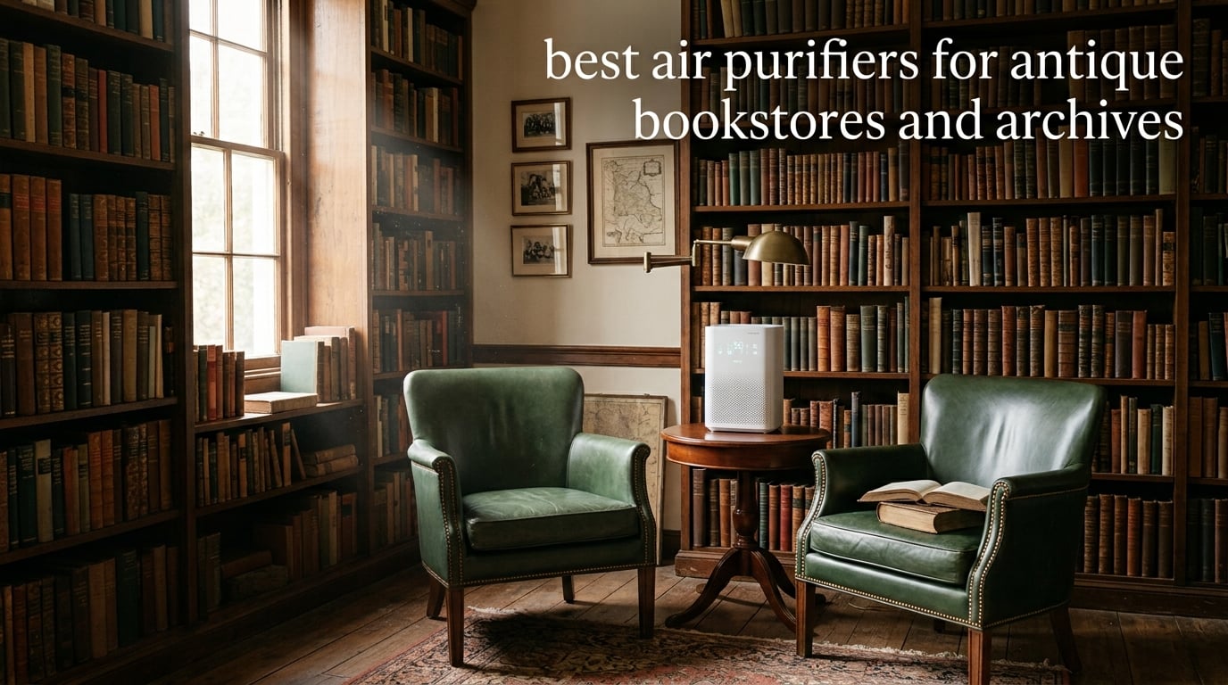 best air purifiers for antique bookstores and archives