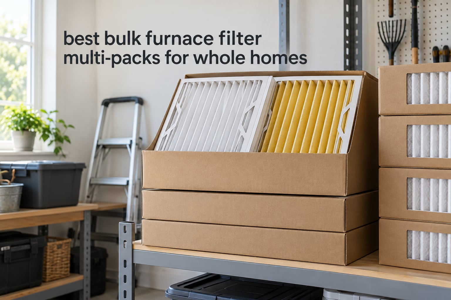 best bulk furnace filter multi-packs for whole homes