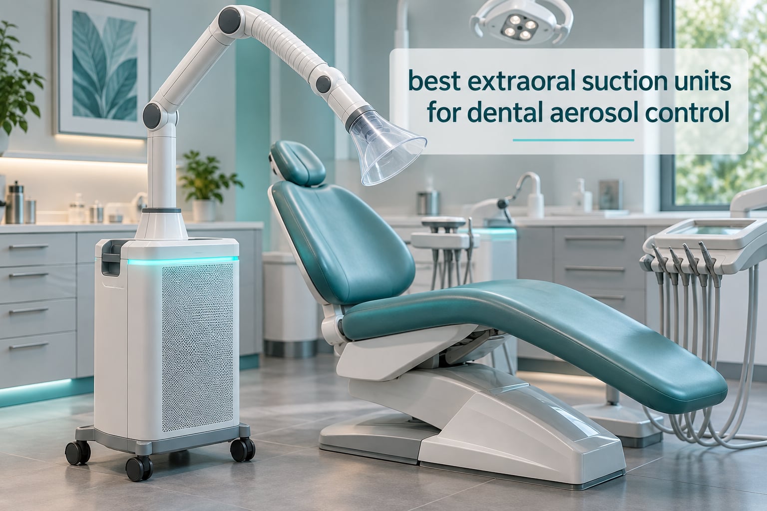 best extraoral suction units for dental aerosol control