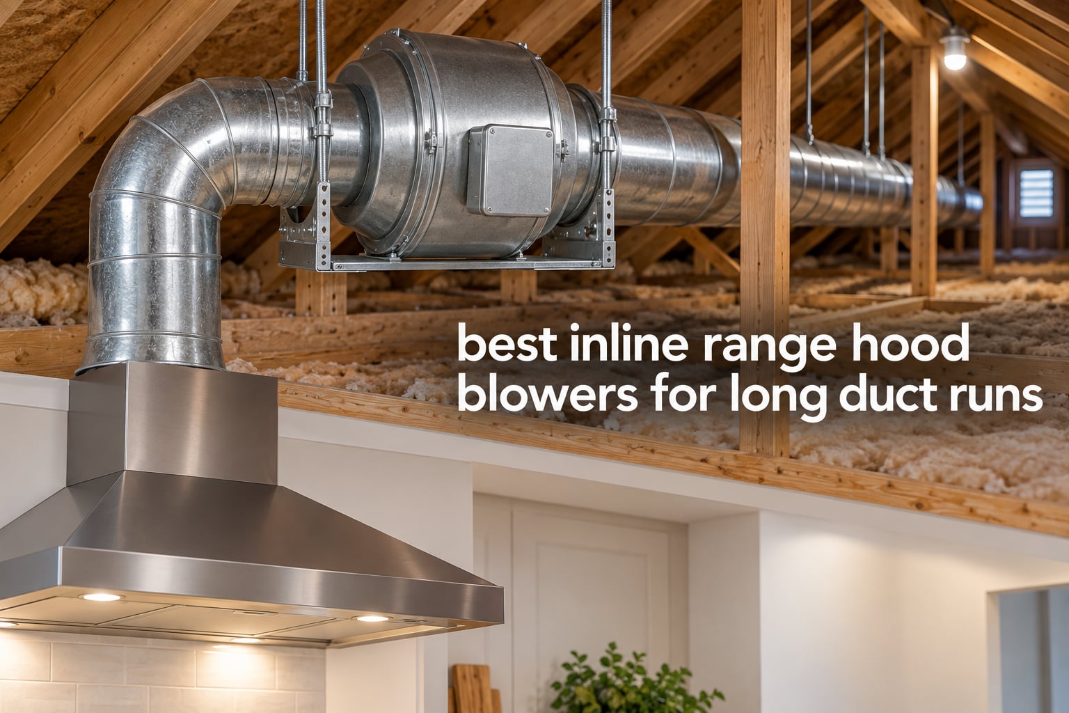 best inline range hood blowers for long duct runs