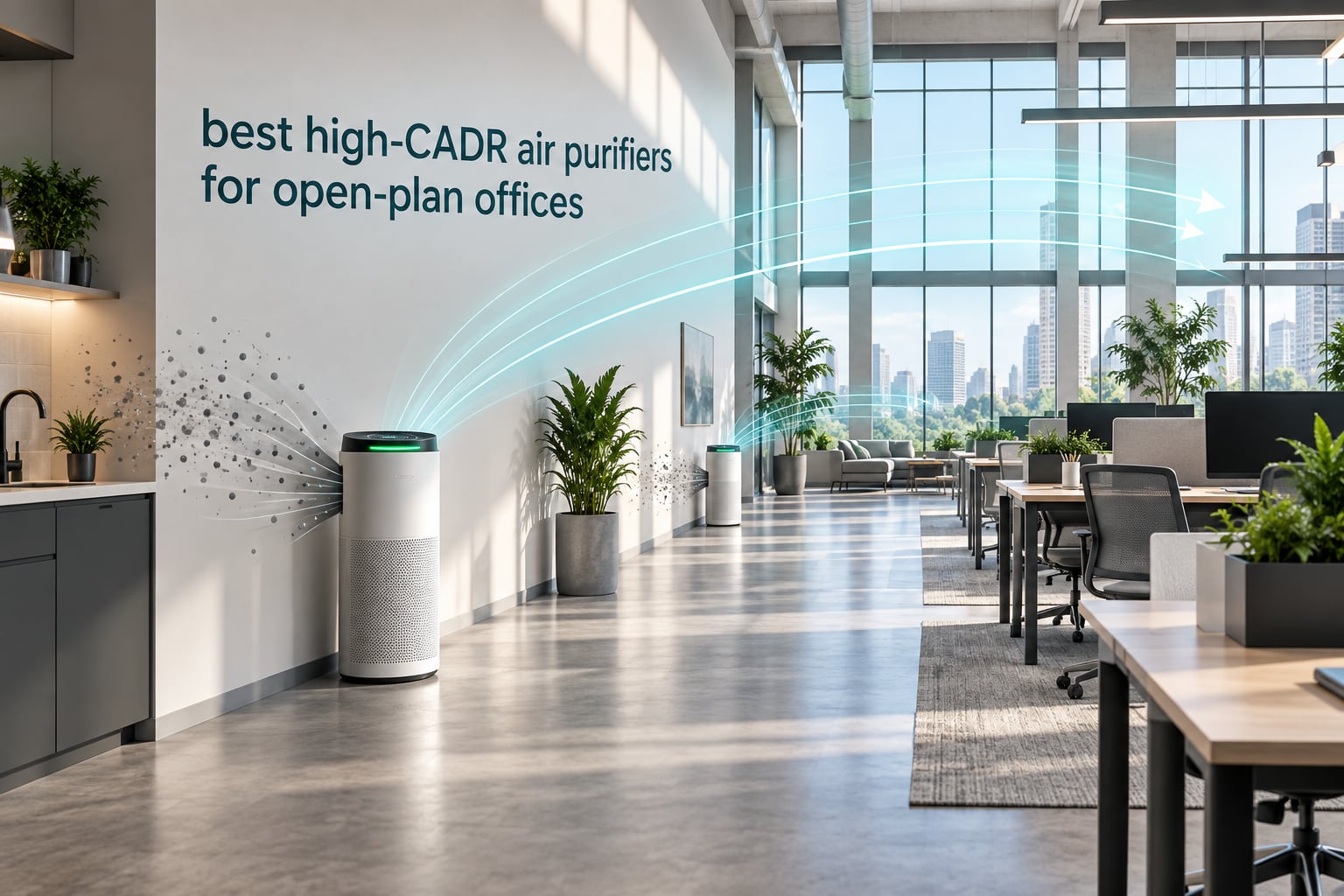 best high-CADR air purifiers for open-plan offices