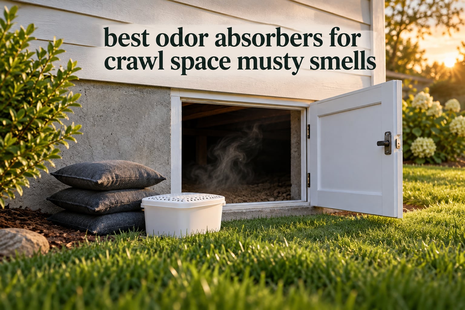 best odor absorbers for crawl space musty smells