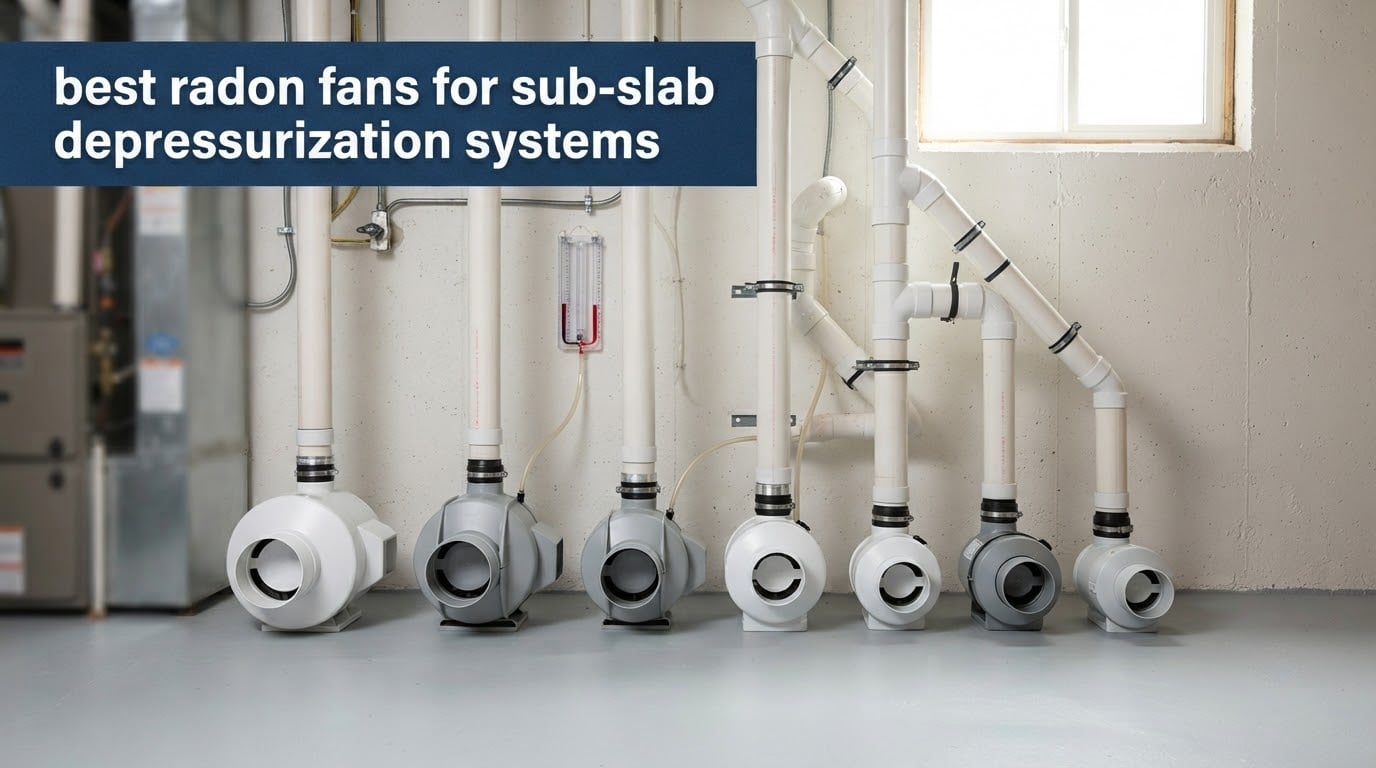 best radon fans for sub-slab depressurization systems